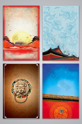 魅力古都，創意無限 北京旅游背景設計圖與廣告視覺策略